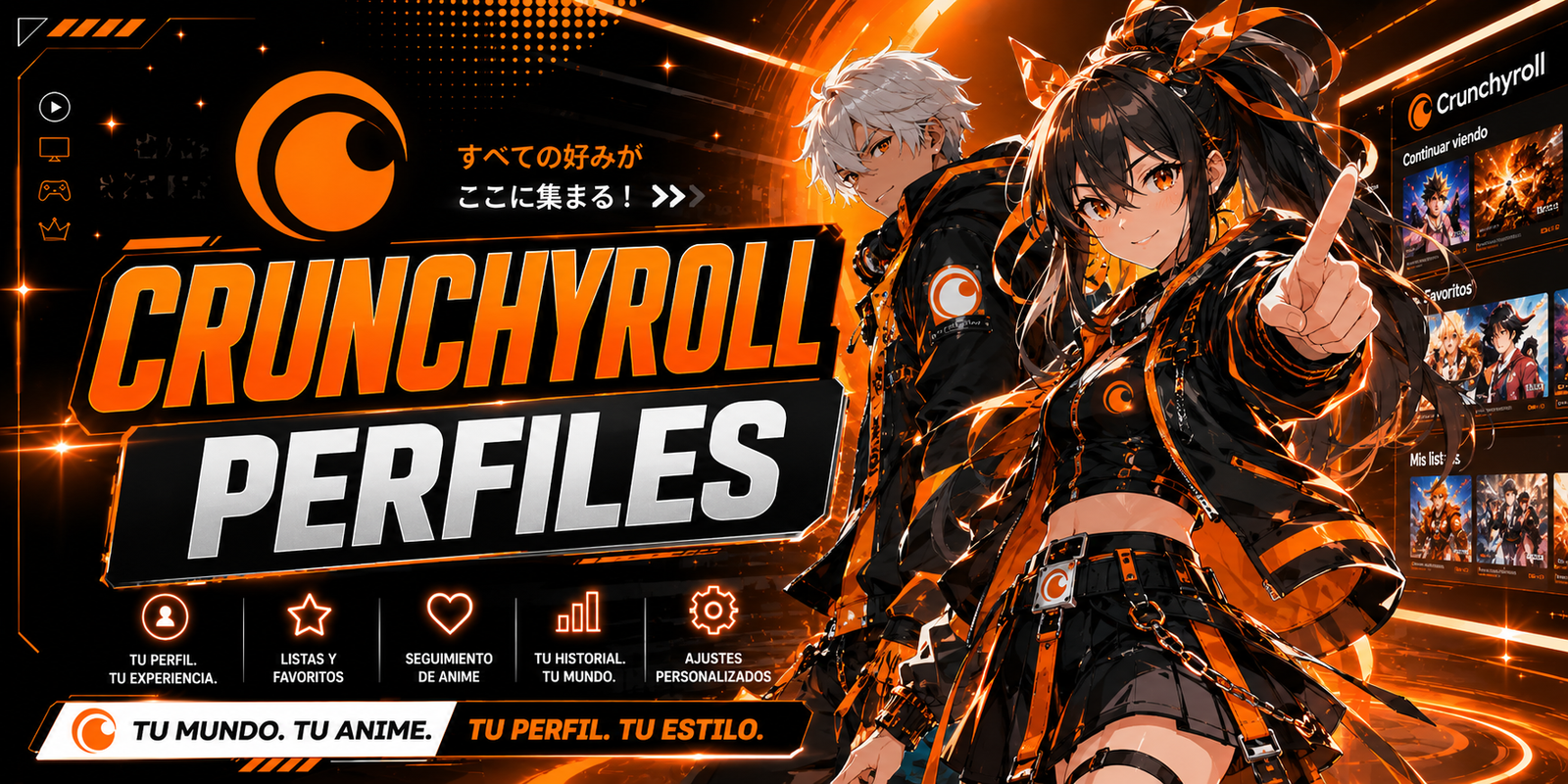 CRUNCHYROLL PERFIL X 30 DIAS
